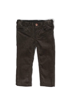 Вельветовые брюки прямого кроя, серый Bonpoint