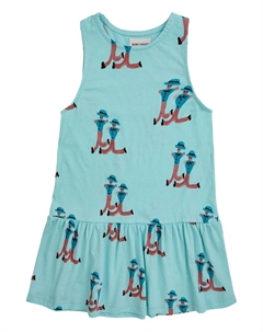 Платье с принтом, синий Bobo choses