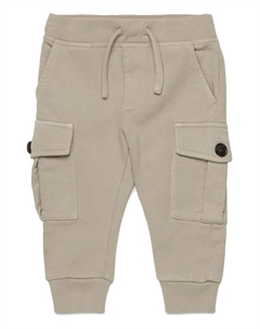 Спортивные брюки с логотипом, коричневый Dsquared2 kids