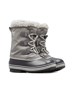 Зимние ботинки Yoot Pac на шнуровке KIDS, серый Sorel