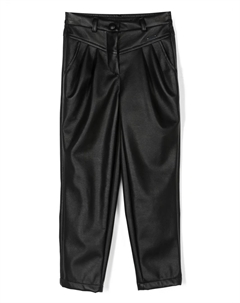 Брюки с нашивкой-логотипом, черный Monnalisa