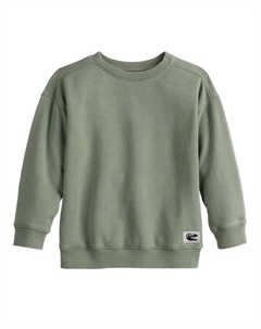 Мальчики 4-12 лет оверсайз худи из френч тери, цвет olive meadow Jumping beans