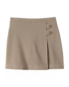 Школьная форма для девочек 2-20 лет, юбка-шорты, хаки Lands' end