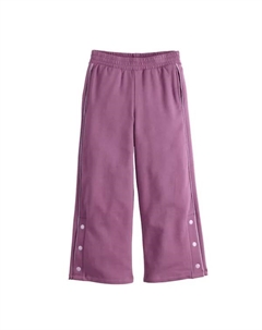 Широкие спортивные брюки для девочек 4-12 лет, цвет sweet violet Jumping beans