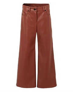 Широкие брюки, коричневый Msgm kids