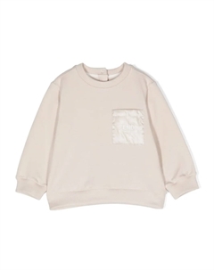 Толстовка из джерси, нейтральный Fendi kids