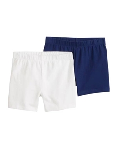 Шорты для девочек 4-12 лет, 2 пары., цвет river navy Jumping beans