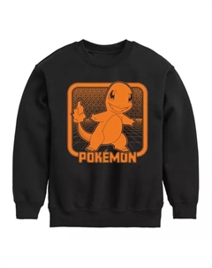 Флисовая толстовка с покемоном в стиле ретро «Чармандер» для мальчиков 8-20 лет, черный Licensed character