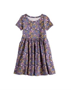 Платье для девочки с коротким рукавом, цвет floral field purple Jumping beans