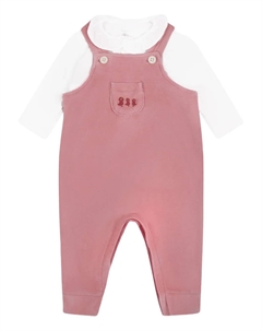 Велюровый комбинезон, розовый Petit bateau