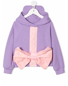 Худи Lucca с бантом, фиолетовый Wauw capow by bangbang