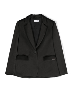 Однобортный блейзер, черный Monnalisa