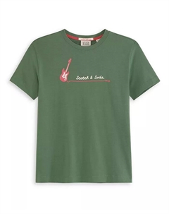 Футболка с принтом Big Boys, зеленый Scotch&soda