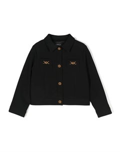 Жакет с пуговицами Medusa, черный Versace kids