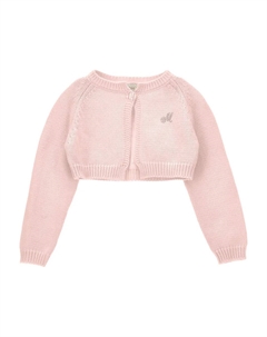 Укороченный кардиган, розовый Monnalisa