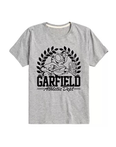 Футболка Garfield Sports Department с рисунком для мальчиков 8-20 лет, серый Licensed character