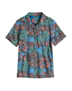 Мальчиковая адаптивная рубашка с коротким рукавом для легкого надевания 8-20, цвет black tropical Sonoma goods for life