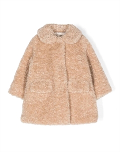 Шуба из искусственного меха, коричневый Monnalisa