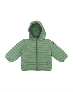 Стеганая куртка Nene с капюшоном, зеленый Save the duck