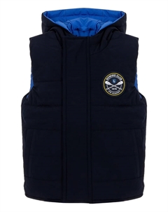 Стеганый жилет с капюшоном, черный Lapin house