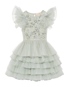 Платье с оборками, серый Tutu du monde