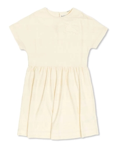 Платье с логотипом, нейтральный Burberry kids
