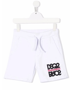 Шорты с логотипом, белый Dsquared2 kids