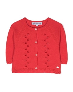 Кардиган с логотипом, красный Tartine et chocolat
