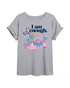 Футболка для подростков с принтом «Я и так хорош» из фильма The Movie I Am Kenough, серый Barbie