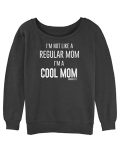 Детский худи с принтом "Я крутая мама" в стиле Mean Girls, серый Licensed character