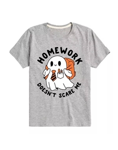 Футболка с рисунком привидения для мальчиков 8-20 лет, серый Licensed character