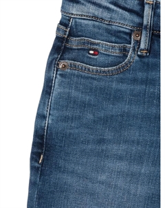 Джинсы с логотипом, синий Tommy hilfiger junior