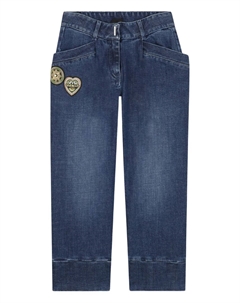Джинсы с подворотами, синий Givenchy kids