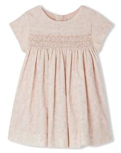 Платье с цветочным принтом, розовый Bonpoint