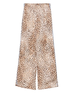 Брюки с леопардовым принтом, нейтральный Monnalisa