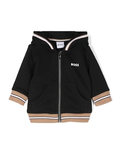 Худи с логотипом, черный Boss kidswear