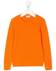 Джемпер с круглым вырезом, оранжевый Siola