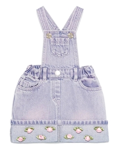 Платье с цветочной аппликацией, фиолетовый Monnalisa