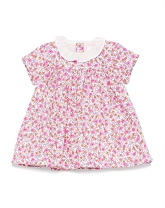 Комплект из платья и блумеров с цветочным принтом, розовый Teddy & minou