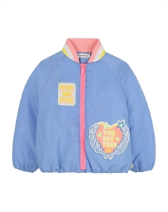 Бомбер на молнии, синий Billieblush