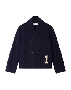 Двубортный кардиган, синий Bonpoint