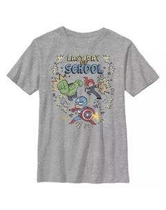 Футболка с красным логотипом "Ant-Man: найди свою силу" для мальчиков 8-20 лет, серый Marvel