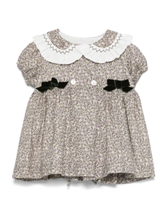 Платье с цветочным принтом, нейтральный La stupenderia