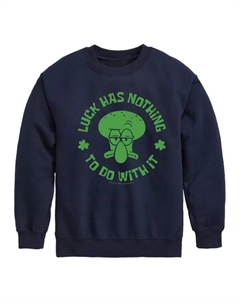 Флисовая кофточка "Губка Боб Сквидвард Лэк" для мальчиков 8-20 лет, синий Nickelodeon