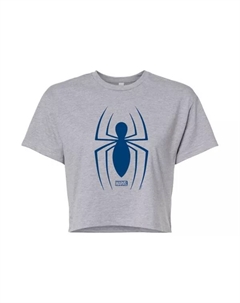 Детская футболка с логотипом Человека-паука, серый Marvel
