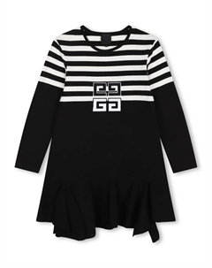 Платье с логотипом 4G, черный Givenchy kids