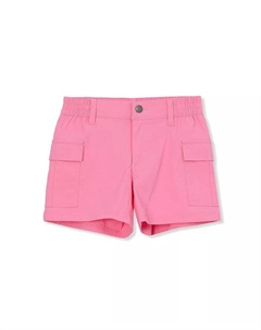 Детские шорты Utility в клетку, розовый Lands' end