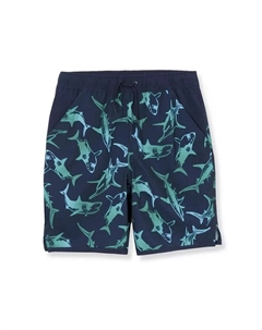 Плавки спортивные Big Boys Husky Stretch Hydroliner, зеленый Lands' end