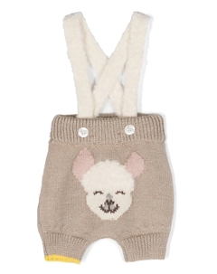 Шорты Alpachino вязки интарсия, коричневый Gensami kids