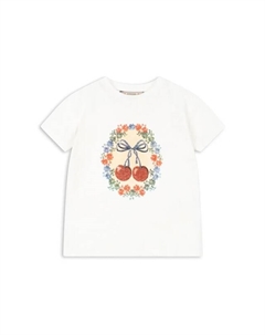 Футболка с добавлением льна детская ERA TEE OCS, белый Konges slojd